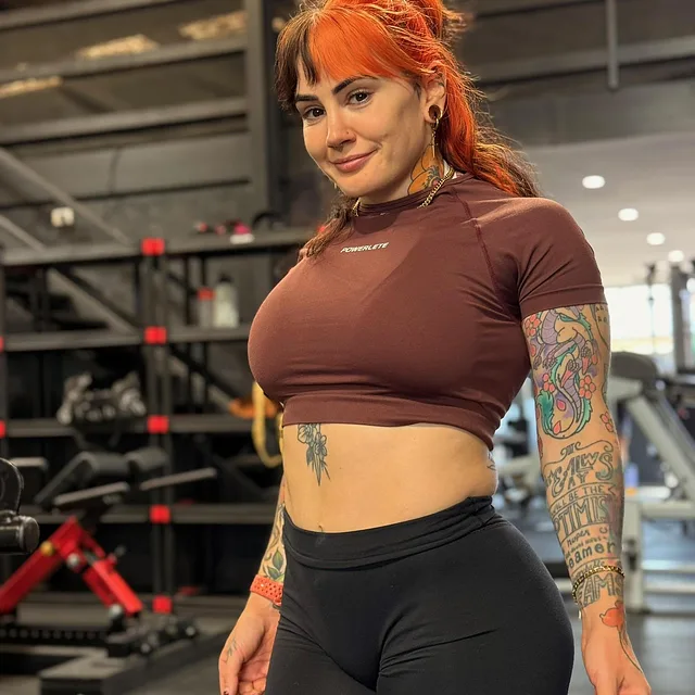 At the gym vs. having dessert haha preview image for @power_midget on Babe Plug