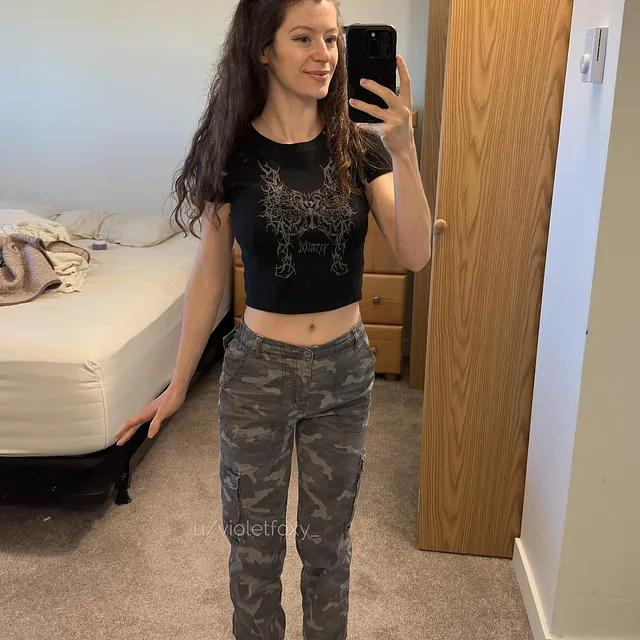 Under the ootd preview image for OnlyFans @violetfoxy on Babe Plug